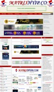 How matrixhyip.com looks like on a mobile device such as an iPhone.