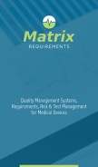 How matrixreq.com looks like on a mobile device such as an iPhone.