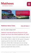 How matw.com looks like on a mobile device such as an iPhone.