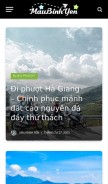 How maubinhyen.com looks like on a mobile device such as an iPhone.