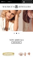 How mauricesjewelers.com looks like on a mobile device such as an iPhone.