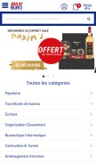 How maxiburo.fr looks like on a mobile device such as an iPhone.