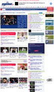 How maxifoot.com looks like on a mobile device such as an iPhone.