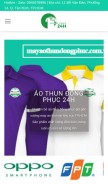 How mayaothundongphuc.com.vn looks like on a mobile device such as an iPhone.