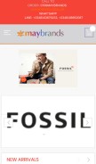 How maybrands.com.ng looks like on a mobile device such as an iPhone.