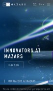 How mazars.com looks like on a mobile device such as an iPhone.