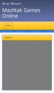 How mazlitak.com looks like on a mobile device such as an iPhone.