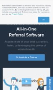 How mbsy.co looks like on a mobile device such as an iPhone.
