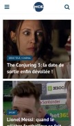 How mcetv.fr looks like on a mobile device such as an iPhone.