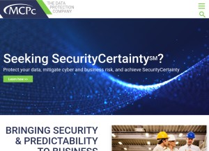 How mcpc.com looks like on a tablet such as an iPad.