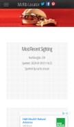 How mcriblocator.com looks like on a mobile device such as an iPhone.