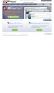 How mdaemon.com looks like on a mobile device such as an iPhone.