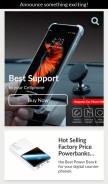 How mdftechnology.net looks like on a mobile device such as an iPhone.