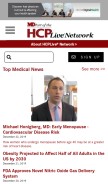 How mdmag.com looks like on a mobile device such as an iPhone.