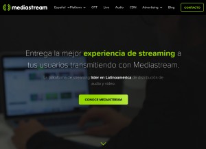 How mdstrm.com looks like on a tablet such as an iPad.