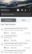 How mdxers.org looks like on a mobile device such as an iPhone.