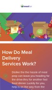 How mealfan.com looks like on a mobile device such as an iPhone.