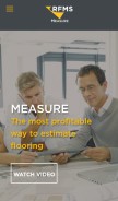 How measureflooring.com looks like on a mobile device such as an iPhone.