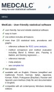 How medcalc.org looks like on a mobile device such as an iPhone.