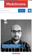 How medchrome.com looks like on a mobile device such as an iPhone.