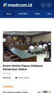 How medcom.id looks like on a mobile device such as an iPhone.