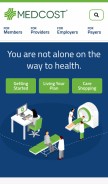 How medcost.com looks like on a mobile device such as an iPhone.