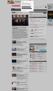 How mediabiz.de looks like on a mobile device such as an iPhone.