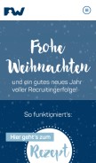 How mediaintown.de looks like on a mobile device such as an iPhone.