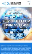 How mediasat.ro looks like on a mobile device such as an iPhone.