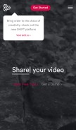 How mediasilo.com looks like on a mobile device such as an iPhone.