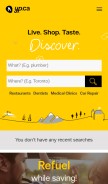 How mediative.com looks like on a mobile device such as an iPhone.