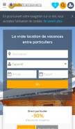How mediavacances.com looks like on a mobile device such as an iPhone.