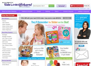 How medibadge.com looks like on a tablet such as an iPad.