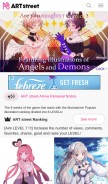 How medibang.com looks like on a mobile device such as an iPhone.