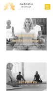 How meditatieinstituut.nl looks like on a mobile device such as an iPhone.