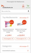 How medizinfuchs.de looks like on a mobile device such as an iPhone.