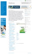 How medknow.com looks like on a mobile device such as an iPhone.