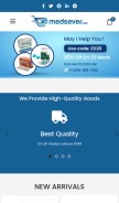 How medsever.com looks like on a mobile device such as an iPhone.