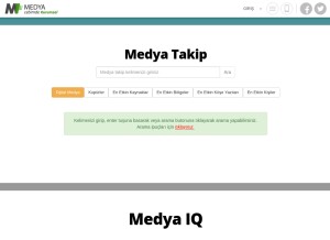 How medyacebimde.com looks like on a tablet such as an iPad.