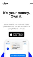 How meetcleo.com looks like on a mobile device such as an iPhone.
