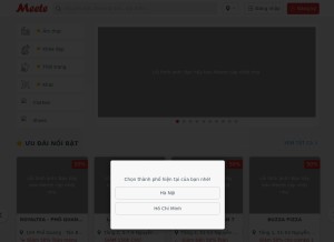 How meete.co looks like on a tablet such as an iPad.