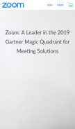 How meetzoom.net looks like on a mobile device such as an iPhone.