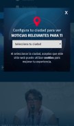 How meganoticias.mx looks like on a mobile device such as an iPhone.