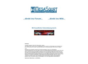How megasquirt.de looks like on a tablet such as an iPad.