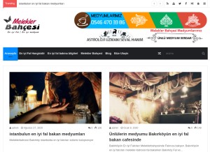 How meleklerbahcesi.com looks like on a tablet such as an iPad.