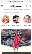 How melijoe.com looks like on a mobile device such as an iPhone.