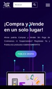 How melopo.com looks like on a mobile device such as an iPhone.