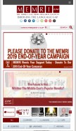 How memri.org looks like on a mobile device such as an iPhone.