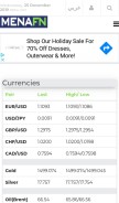 How menafn.com looks like on a mobile device such as an iPhone.