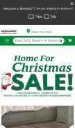 How menards.com looks like on a mobile device such as an iPhone.